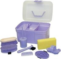 KERBL Putzbox lila f&uuml;r Kinder, 8-teilig, 321765