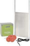 KERBL H&uuml;hnerklappe 220 x 300 mm Set mit Steuerung und Schienen f&uuml;r