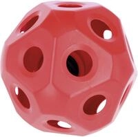 KERBL Futterball 400 mm rot, Fress&ouml;ffnungen 19 St./60 mm, f&uuml;r Rinder und...
