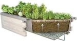 JUWEL Hochbeet "Timber" 130 x 41 x 60 cm f&uuml;r Balkon, Terrasse, 20469
