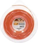 M&auml;hfaden "Alucut" 2,4 mm/90 m 6-Kant, orange, Donut