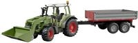 Bruder&reg; Modell "Fendt Traktor 211 Vario" mit Frontlader und Bordwandanh&auml;nger 1:16,