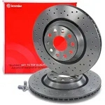 Brembo Bremsscheibe bel&uuml;ftet gelocht hinten [Hersteller-Nr. 09.A200.1X] f&uuml;r