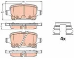 Trw Bremsbel&auml;ge hinten (Satz) [Hersteller-Nr. GDB2180] f&uuml;r Opel, Vauxhall