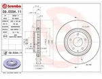 Brembo 1x Bremsscheibe [Hersteller-Nr. 09.E034.11] f&uuml;r Mazda