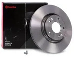 Brembo Bremsscheibe bel&uuml;ftet vorne [Hersteller-Nr. 09.D428.11] f&uuml;r Hyundai,...