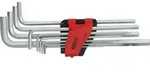 Ks Tools Innensechskant-Winkelstiftschl&uuml;ssel-Satz, extra lang, 10-tlg