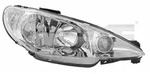 Tyc Hauptscheinwerfer [Hersteller-Nr. 20-6155-05-2] f&uuml;r Peugeot