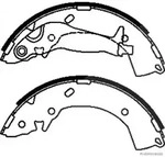 Herth+buss Jakoparts Bremsbackensatz [Hersteller-Nr. J3500524] f&uuml;r Kia, Hyundai