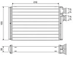 Valeo W&auml;rmetauscher, Innenraumheizung [Hersteller-Nr. 811576] f&uuml;r Citro&euml;n,...