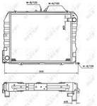 Nrf K&uuml;hler, Motork&uuml;hlung [Hersteller-Nr. 513962] f&uuml;r Toyota