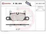 Brembo Bremsbelagsatz, Scheibenbremse [Hersteller-Nr. P65044] f&uuml;r Porsche
