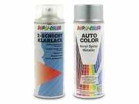 Dupli Color 400 ml Auto-Color Lack silber metallic 10-0030 + 400ml 2-Schicht-
