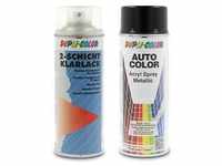 Dupli Color 400 ml Auto-Color Lack grau metallic 70-0730 + 400ml 2-Schicht-Kl