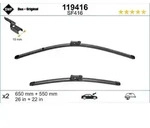 Swf Wischblatt [Hersteller-Nr. 119416] f&uuml;r Fiat, Opel, Peugeot, Citro&euml;n