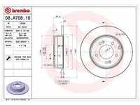 Brembo Bremsscheibe [Hersteller-Nr. 08.A708.11] für Hyundai, Kia