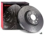 Brembo Bremsscheibe XTRA bel&uuml;ftet vorne [Hersteller-Nr. 09.9772.1X] f&uuml;r Audi, Seat,