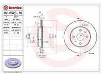 Brembo Bremsscheibe Vorderachse Belüftet [Hersteller-Nr. 09.B523.10] für...