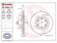 Brembo 1x Bremsscheibe Vorderachse Belüftet [Hersteller-Nr. 09.A452.10] für...