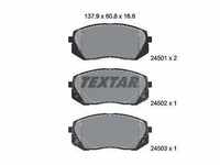 Textar Bremsbelagsatz, Scheibenbremse [Hersteller-Nr. 2450101] für Hyundai, Kia