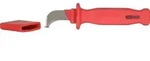 Ks Tools Kabelmesser mit Schutzisolierung und Hakenklinge, 200mm [Hersteller-Nr.