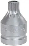Ks Tools 3/4 Kraft-Bit-Stecknuss Vielzahn mit Bohrung, kurz, M16 [Hersteller-Nr.