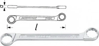 Hazet 610N-25X28, Hazet Doppel-Ringschl&uuml;ssel - Doppel-Sechskant-Tractionsprofil -