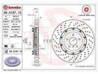 Brembo Bremsscheibe [Hersteller-Nr. 09.A187.13] für Nissan