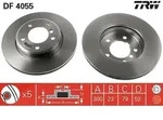 Trw Bremsscheibe [Hersteller-Nr. DF4055] f&uuml;r BMW