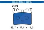 Ate Bremsbelagsatz, Scheibenbremse [Hersteller-Nr. 13.0460-7134.2] f&uuml;r Peugeot