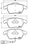 Brembo Bremsbelagsatz, Scheibenbremse [Hersteller-Nr. P85075X] f&uuml;r Audi, Skoda,