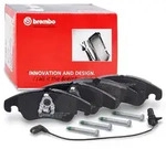 Brembo Bremsbelagsatz mit VWK Vorderachse [Hersteller-Nr. P85098] f&uuml;r Audi