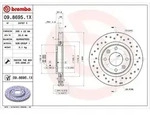 Brembo Bremsscheibe [Hersteller-Nr. 09.8695.1X] f&uuml;r Vauxhall, Peugeot, Citro&euml;n, Ds,