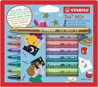 Metallic-Filzstift STABILO Trio DECO