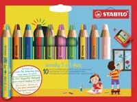 Multitalent-Stift mit Doppelspitze STABILO woody 3 in 1 duo