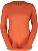 Scott Defined Merino LS Damen Shirt-Orange-XS