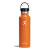 Hydro Flask 21 oz Standardöffnung 621ml Thermosflasche-Orange-One Size