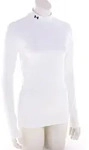 Under Armour ColdGear Authentics Damen Funktionsshirt-Weiss-L