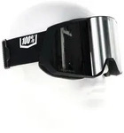 100% Snowcraft XL Hiper Skibrille-Silber-One Size