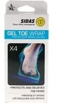 Sidas Gel Toe Wrap Zubeh&ouml;r-Blau-S-M