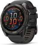 Garmin 010-02905-21, Garmin Fenix 8 Amoled 51mm Sportuhr-Schwarz-One Size, Kostenlose