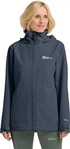 Jack Wolfskin A63902, Jack Wolfskin Trailtime 2L Damen Regenjacke-Dunkel-Grau-S,
