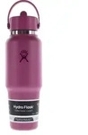 Hydro Flask Wide Mouth Travel Bottle Flex Straw Cap 946ml Thermosflasche-Lila-One