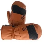 Ortovox Full Leather Mitten Herren Skihandschuhe-Braun-S