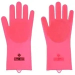 Muc Off Deep Scrubber Handschuhe-Pink-Rosa-L