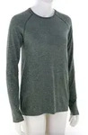 Odlo Essential Seamless crew neck Damen Shirt-Gr&uuml;n-M