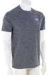 Under Armour Tech Textured SS Herren T-Shirt-Dunkel-Grau-S
