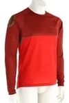 Endura Core Printed L/S Herren Bikeshirt-Rot-XL