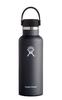 Hydro Flask 18oz Standard Mouth 0,532l Thermosflasche-Schwarz-One Size