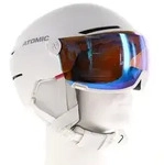 Atomic Savor Visor Stereo Skihelm mit Visier-Weiss-S